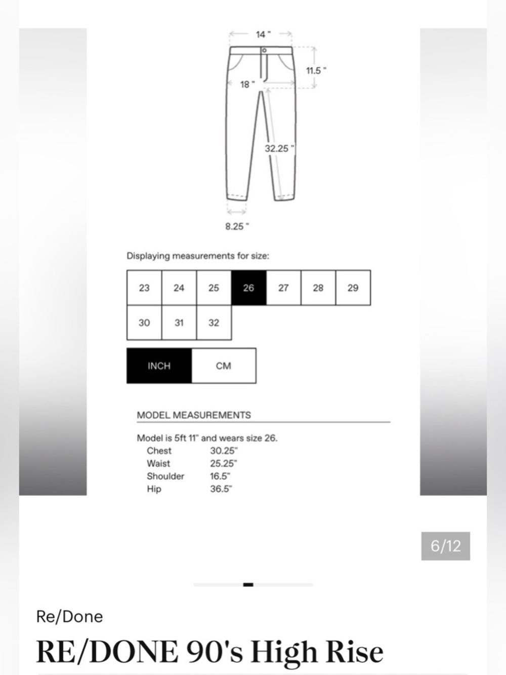 Re/Done White 90s High Rise Loose Ripped Jeans - Picture 10 of 11